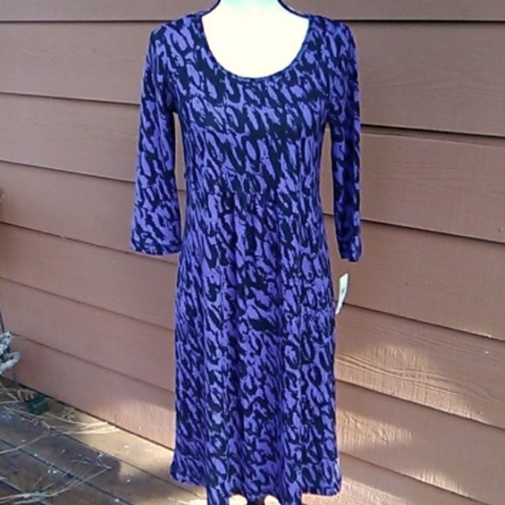 AB Studio Soft Knit Empire Dress